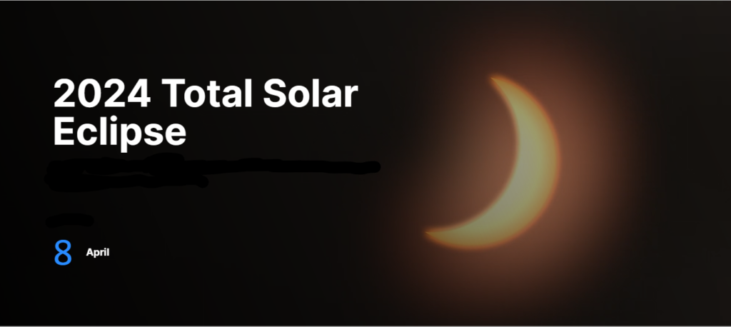 Total Solar Eclipse 2024